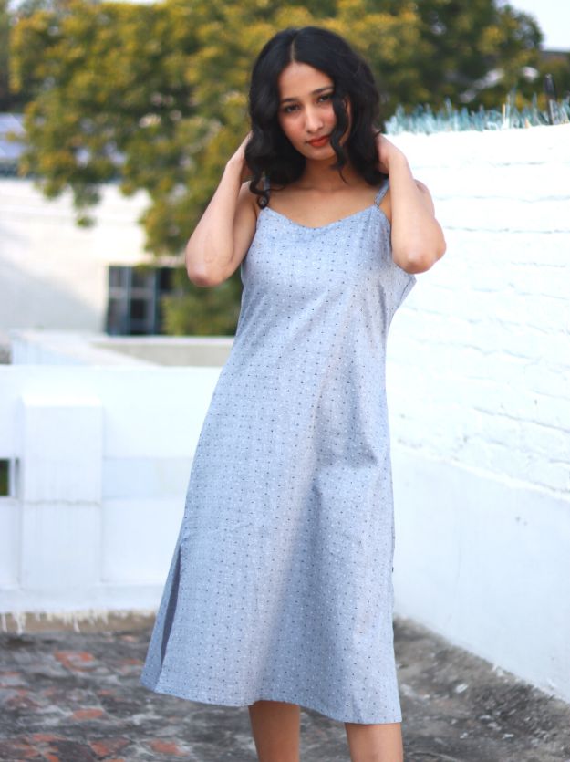 Geometric Slip Dress